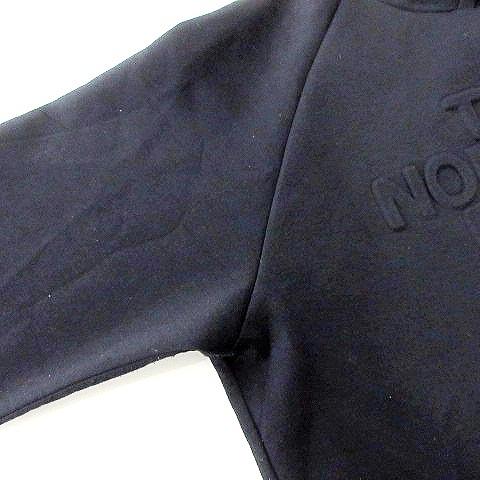 THE NORTH FACE ザノースフェイス Tech Air Sweat Hoodie テックエアー スウェット フーディー パーカー プルオーバー エンボスロゴ M 黒 ブラック - 画像 (4)