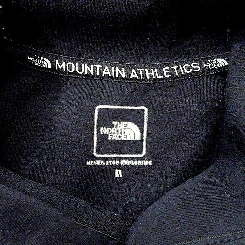 THE NORTH FACE ザノースフェイス Tech Air Sweat Hoodie テックエアー スウェット フーディー パーカー プルオーバー エンボスロゴ M 黒 ブラック - 画像 (6)