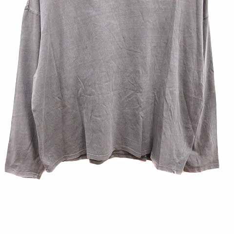 モノマート MONO-MART Tシャツ カットソー ボートネック 長袖 L グレー /YK メンズ - 画像 (2)