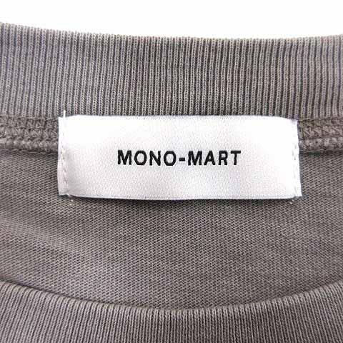 モノマート MONO-MART Tシャツ カットソー ボートネック 長袖 L グレー /YK メンズ - 画像 (4)