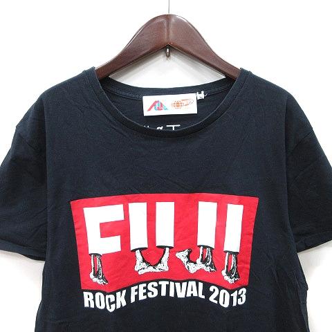 BEAMS ビームス Tシャツ カットソー 半袖 L 黒 ブラック /YI メンズ