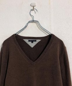 TOMMY HILFIGER セーター ニット ウィメンズ M Vネック 古着卸 アメリカ仕入 a504-5196