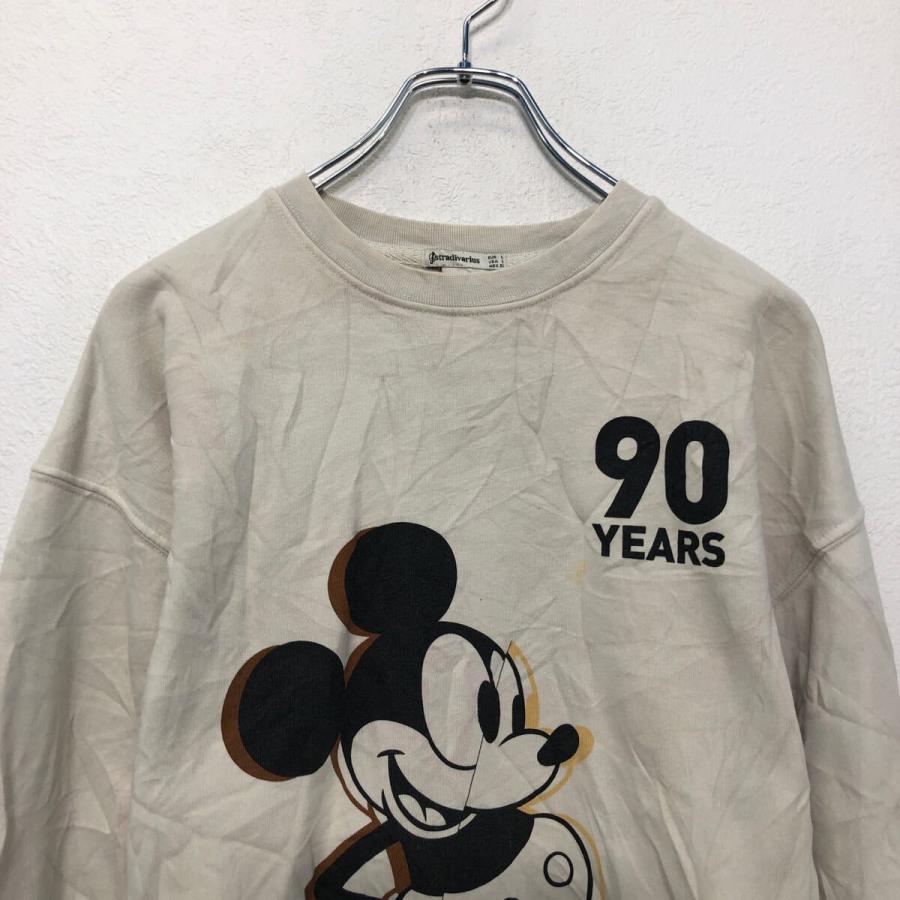 Disney プリント スウェット パーカー ディズニー S ライトグレー キャラクター 古着卸 アメリカ仕入 a605-8203