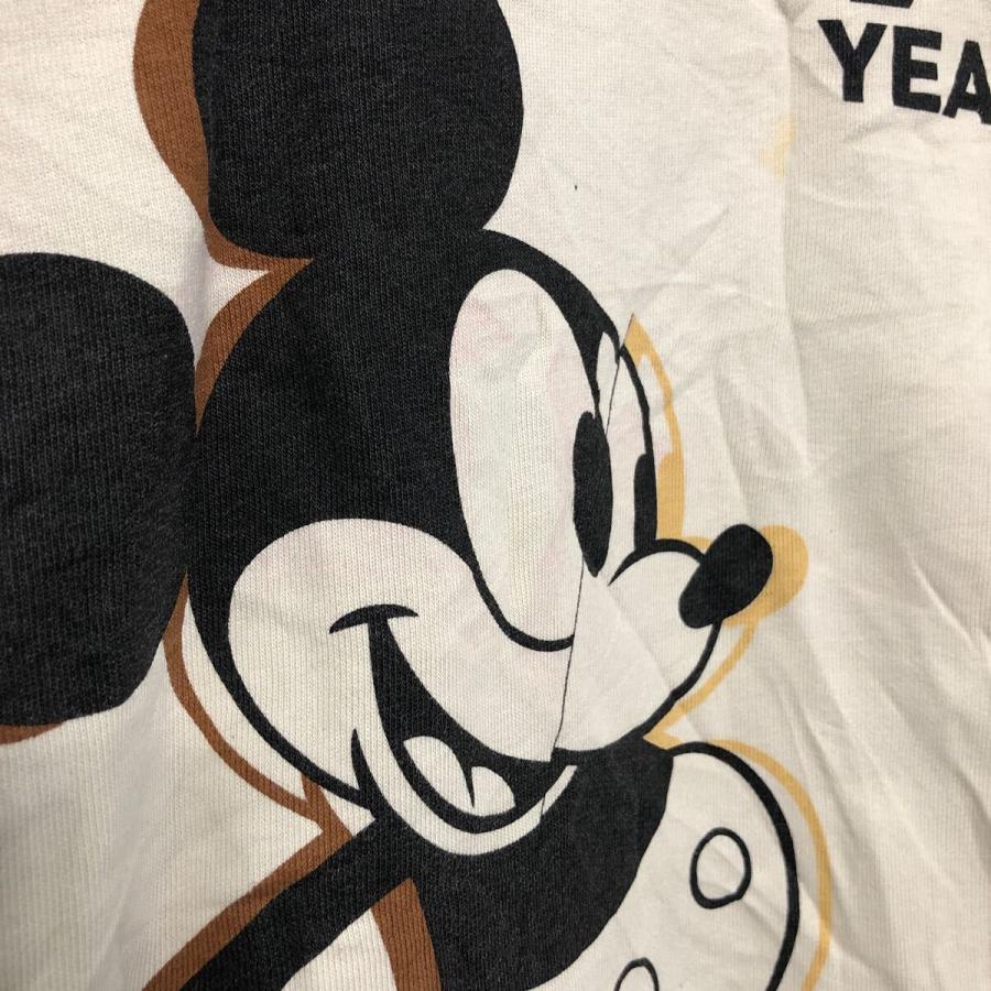 Disney プリント スウェット パーカー ディズニー S ライトグレー キャラクター 古着卸 アメリカ仕入 a605-8203 - 画像 (4)