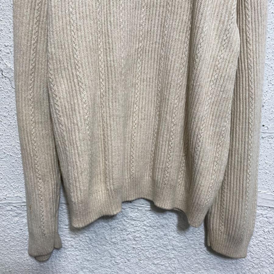 CHAPS コットンニット セーター XXL ホワイト ビッグサイズ チャップス Vネック 古着卸 アメリカ仕入 a611-7879 - 画像 (6)