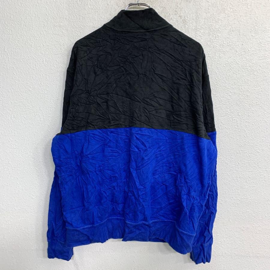 POLO RALPH LAUREN ジップアップ ロゴ スウェット XLサイズ ポロラルフローレン ブラック ブルー 古着卸 アメリカ仕入 t2411-4328 - 画像 (3)