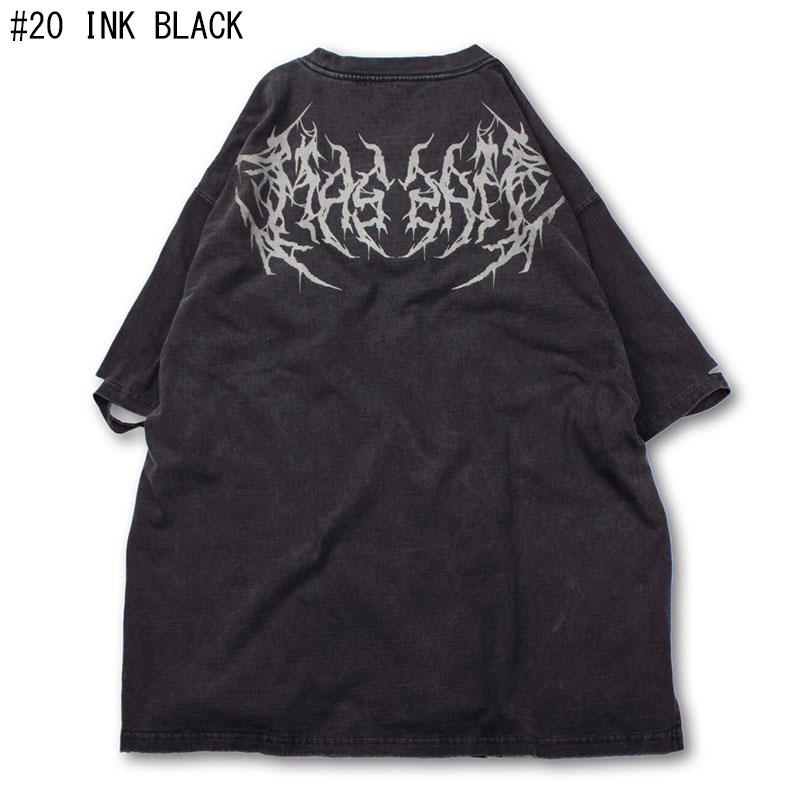 GALFY ガルフィー 半袖Tシャツ 短パン セットアップ 染め染めわんちゃんボロボロ Tee ボロボロショーツ 132000 132001 L XL 黒 紺 - 画像 (5)