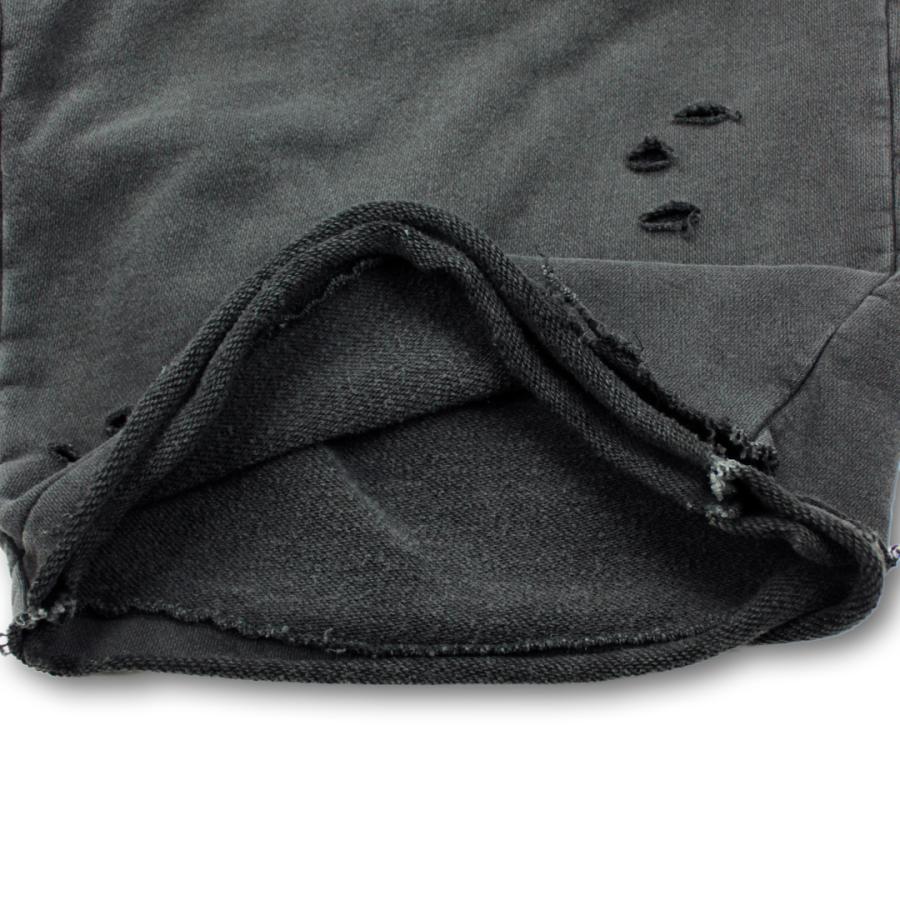 GALFY ガルフィー 半袖Tシャツ 短パン セットアップ 染め染めわんちゃんボロボロ Tee ボロボロショーツ 132000 132001 L XL 黒 紺 - 画像 (9)