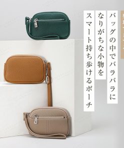 CIARA（ファッション） 財布 レディース ミニ 大容量 ポーチ キーチェーン 小物入れ スリム コンパクト おしゃれ 小銭入れ かわいい 合皮 ギフト tdm 秋 敬老の日