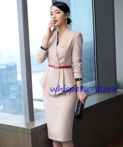 スーツ レディース スカートスーツ テーラード タイトカ?ト ママスーツ 着痩せ ビジネス フォーマル 制服 入園式 OL 通勤 韓国風 エレガント