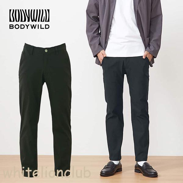 BODY WILD グンゼ ボディワイルド ストレートパンツ 前あき S/M/L/LL | ファスナー付 ポケット付 ベルトループ メンズ レーヨン ボトムス ズボン BDV111 GUNZE BODYWILD - 画像 (3)