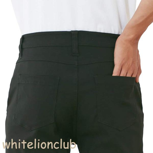 BODY WILD グンゼ ボディワイルド ストレートパンツ 前あき S/M/L/LL | ファスナー付 ポケット付 ベルトループ メンズ レーヨン ボトムス ズボン BDV111 GUNZE BODYWILD - 画像 (6)