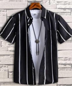 シャツ カジュアル ストライプ 半そで ボタンダウンシャツ チェック 半袖 メンズ ストライプシャツ 半袖シャ