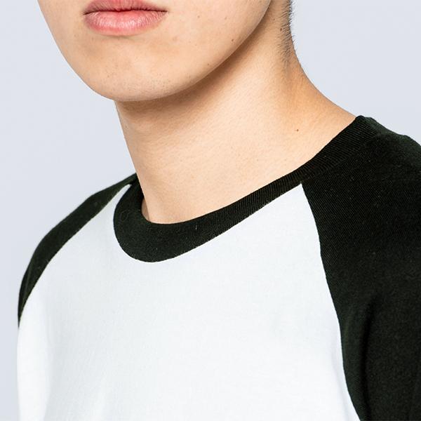 Printstar tシャツ 七分袖 ラグラン 綿100% 厚手 大きい 大きいサイズ メンズ レディース 部屋着 ルームウエア スポーツ イベント スタッフ 介護 作業 ユニフォーム - 画像 (4)