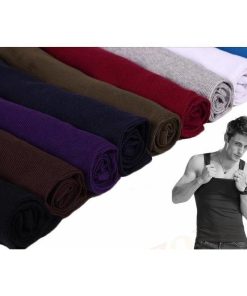 タンクメンズ筋トレUネック綿タンクインナースシンプルシームレスカットオフ肌着着回し