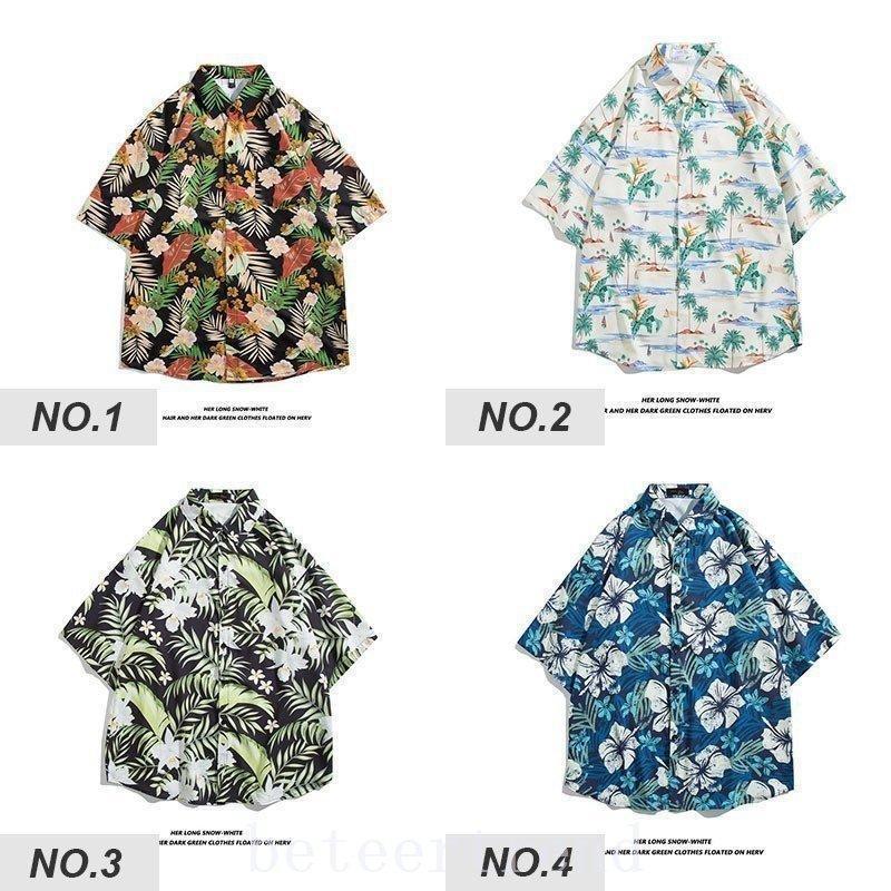 アロハシャツメンズ半袖開襟シャツオープンカラーシャツ花柄カジュアルシャツ開襟リゾート旅行総柄おしゃれ涼しい夏物父の日メンズファッション - 画像 (8)