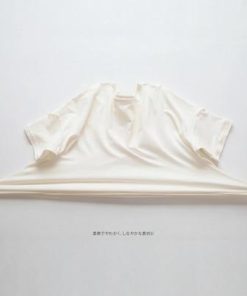 ふるさと納税 田原本町 土に還る天然素材「和紙糸」で作ったTシャツ　メンズ　Lサイズ　墨汁(ブラック)