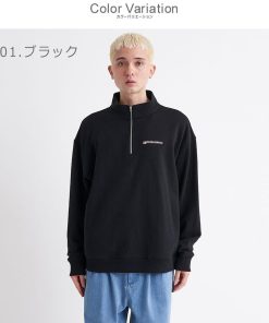 DC SHOES DCシューズ ハーフジップスウェット メンズ 23 AUTHENTIC HALF ZIP DCSHOECOUSA DPO234068 ブラック 黒 グレー トップス 長袖 秋 爆買